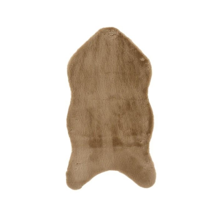 TAPPETTO PELLICCIA MARRONE L.90X50